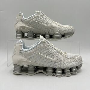 Womens Size 7 Nike Shox TL Sail White Sneakers AR3566 103